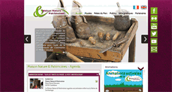 Desktop Screenshot of maison-nature-patrimoines.com